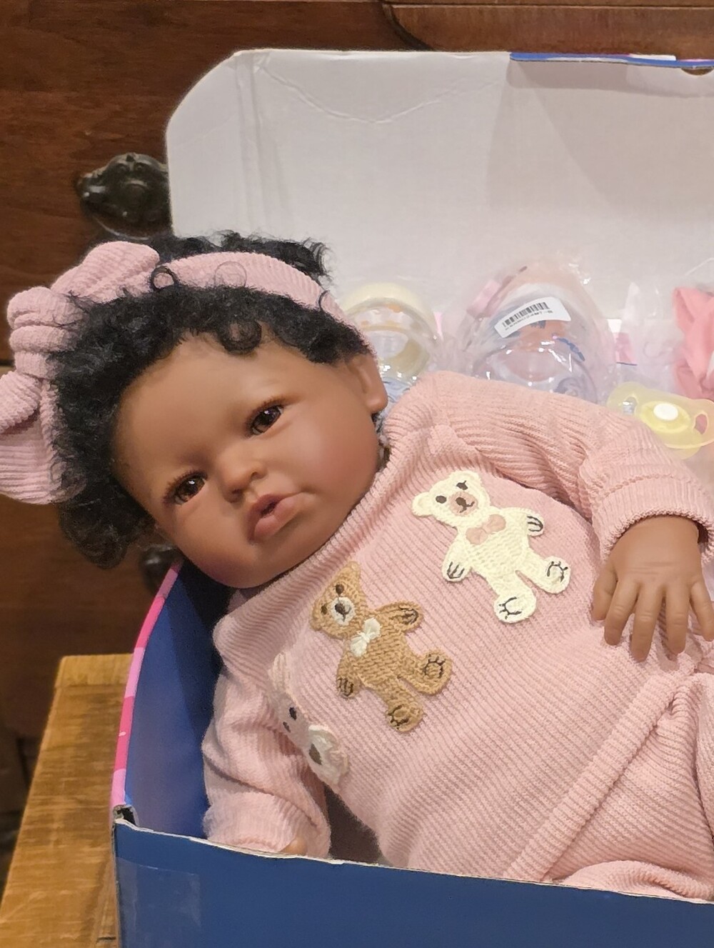 NEW Babeside African American Reborn Doll, Black Baby Doll, Breathing Baby Doll